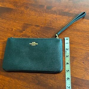 Coach Black Wristlet